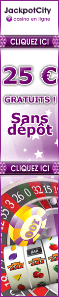 Jackpot City Casino enligne presentent: 25&euro; Gratuits