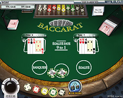 Jouer au baccarat en ligne sur Ruby Royal Casino