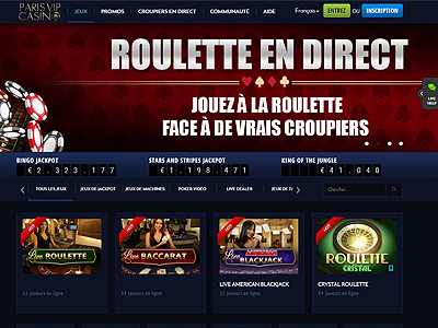 Casino français en ligne Paris VIP 