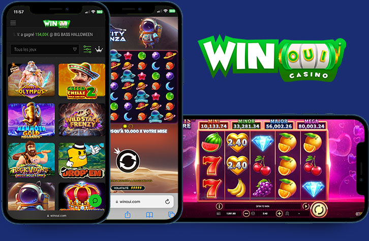 Jouer sur mobile sur le casino en ligne WinOui