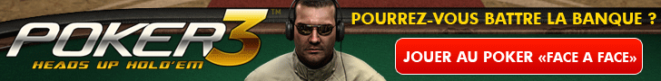 Cliquez ici pour jouer au Poker en 3d avec Poker 3 Hold'em Heads Up