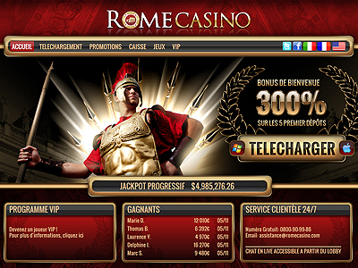 Lobby casino en ligne Casino Rome