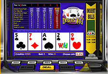 Jouer au Poker Vid&eacute;o sur Internet