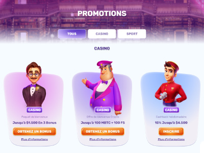 Promotions et bonus du casino crypto Slots Palace