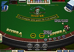 Caribbean Hold'em poker sur la Riviera