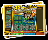 Jeu &agrave; gratter "Scratch Card" Skratcherz