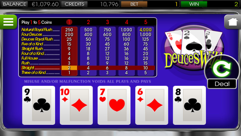 Des bonus fantastiques sur les machines Video Poker !