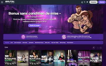 Jouer sur le Casino Brutal