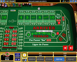 D�couvrez le Craps online sur Roxy Palace