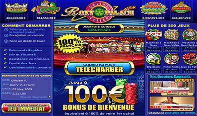 D�couvrez le casino en ligne Roxy Palace 
