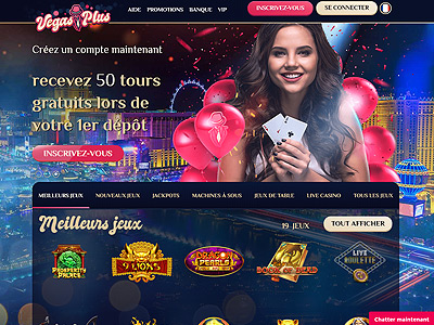 Jouer sur le casino en ligne Vegas Plus