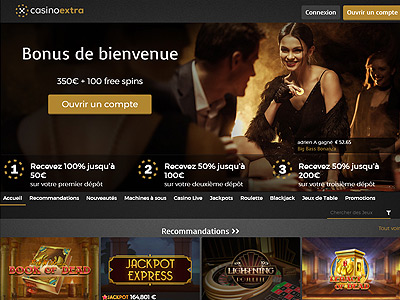 Casino en ligne Extra : Meilleur casino Live