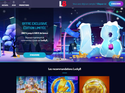 Casino en ligne Lycky8 pour jouer avec de l'argent réel !