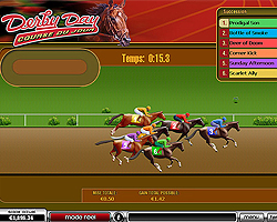 Des courses hippiques effrain�es avec derby day sur Royal Lounge Casino