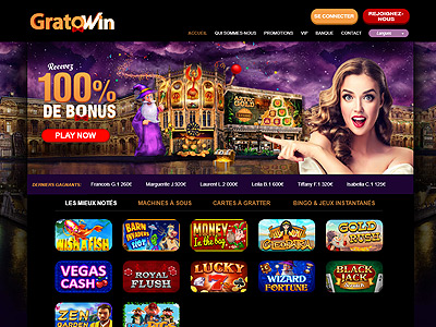 Casino en ligne jeux de grattage GratoWin