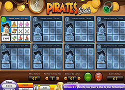 Pirates Scratch, carte à gratter en ligne