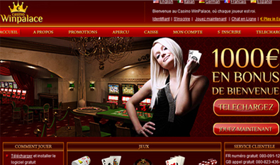 lobby casino WinPalace machines à sous