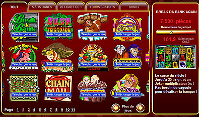 Lobby du casino online Bella Vegas