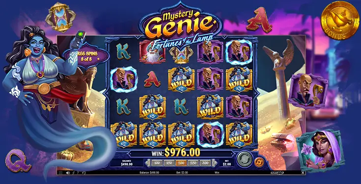 Mystery Genie: Fortunes of the Lamp, la nouvelle machine à sous jackpot de Play'n Go