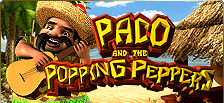 Jouer sur la machine à sous 3D Paco and the Popping Peppers de Betsoft Gaming