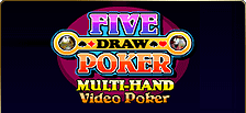 Jouer sur la machine à sous Video Poker Five Draw Poker