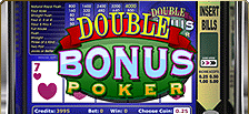 Jouer sur la machine à sous Video Poker Double Bonus Poker