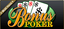 Jouer sur la machine à sous Video Poker Bonus Poker