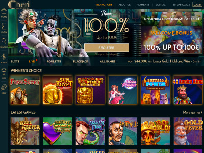 Discover the ultimate online casino experience with Cheri casino for unparalleled entertainment