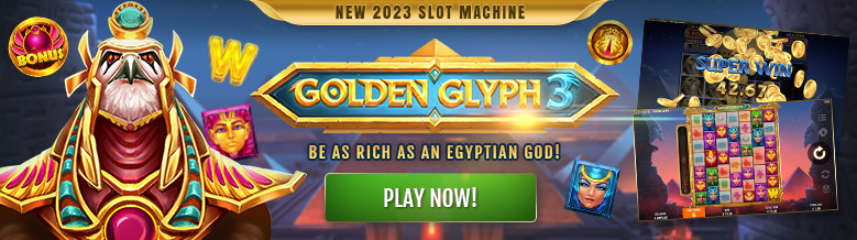Play on Golden Glyph 3 slot for fun by Quickspin