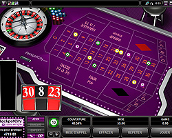 Roulette francaise en ligne sur casino JackpotCity
