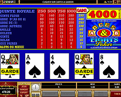 Vid&eacute;o poker sur Bella Vegas